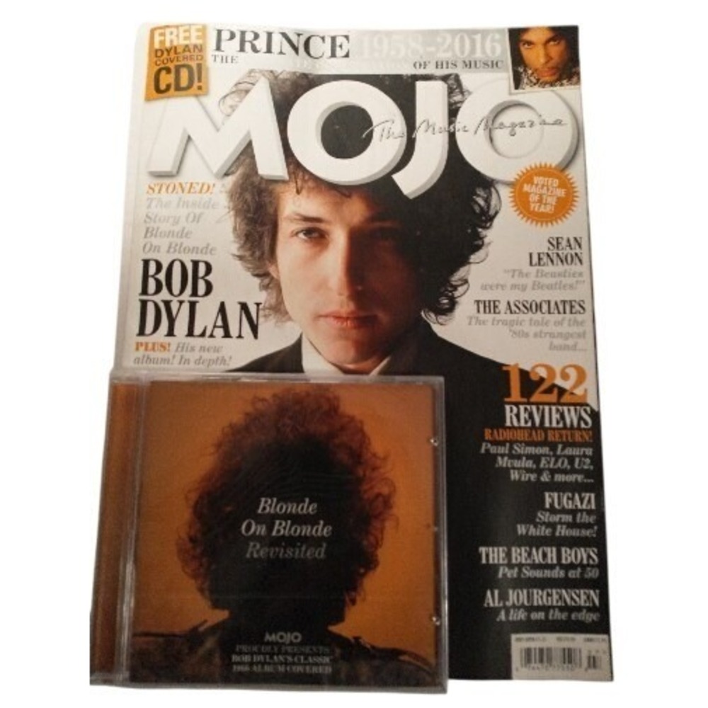 MOJO Magazine July 2016 Prince Bob Dylan Blonde on Blonde Issue 272 with CD